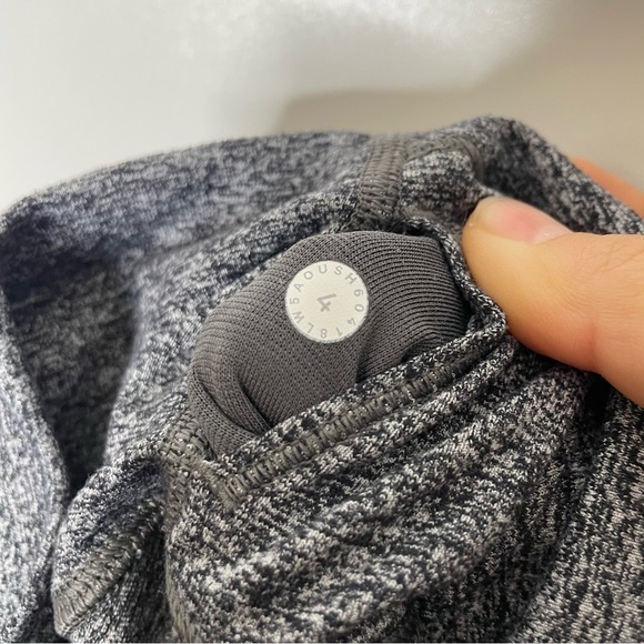 Lululemon Wunder Under Hi-Rise 7/8 Tight *25" Heathered Black Size 4 - Picture 5 of 8